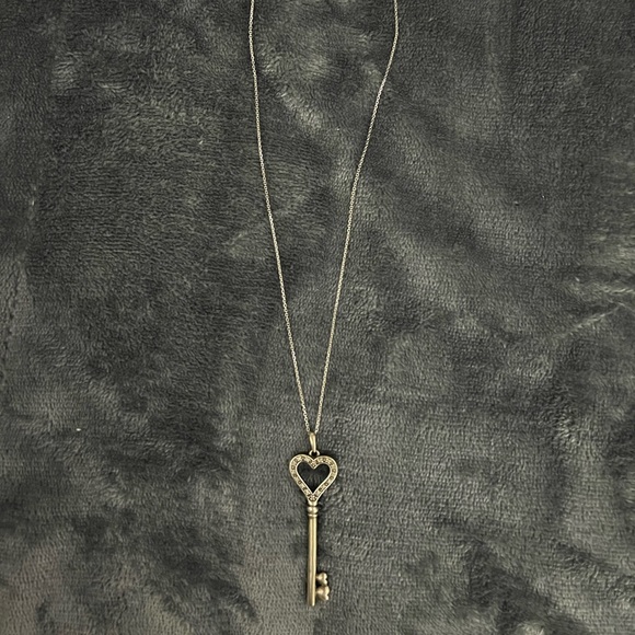 Sterling Silver Key Necklace - Picture 3 of 3